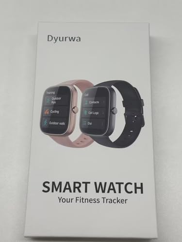 Dyurwa Smart Watch, 1.91" HD Smartwatch for Men Women (Answer/Make Call), 2025 Fitness Watch Heart Rate/Activity/Step/Sleep Monitor, IP68 Waterproof 110+ Sport Mode, Step Counter Black