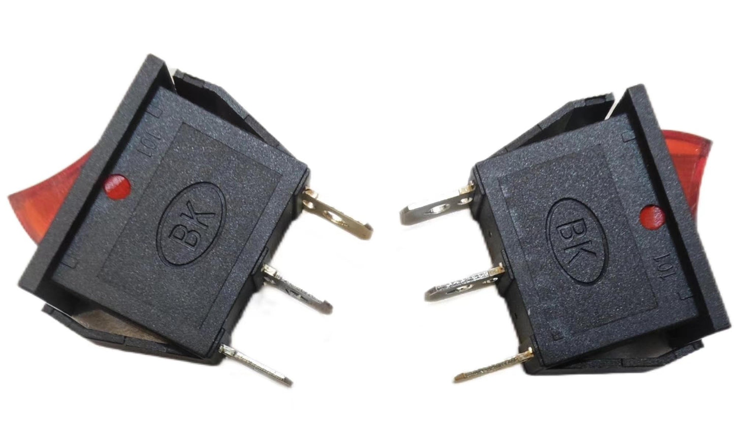 120927-24 120 Volt Rocker Switch Lighted On Off for Electric Fireplaces FMI Desa 16A/250V/AC1HP 20A/125V/3/4HP(2PCS )