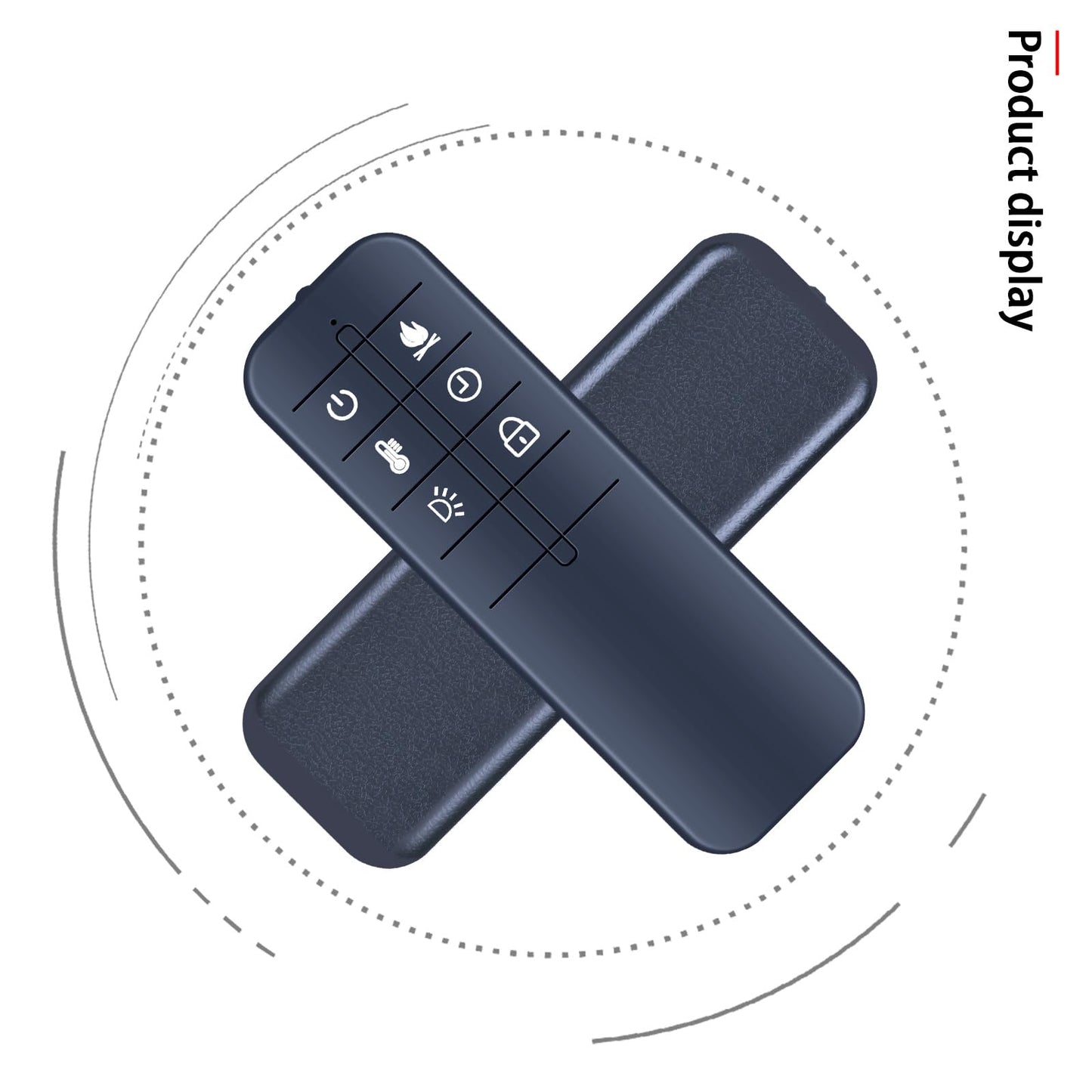 Replacement Remote Control Compatible with Febo Flame Electric Fireplace Heater ZHS-36-A 15IN-36-095 F15-C-029-088