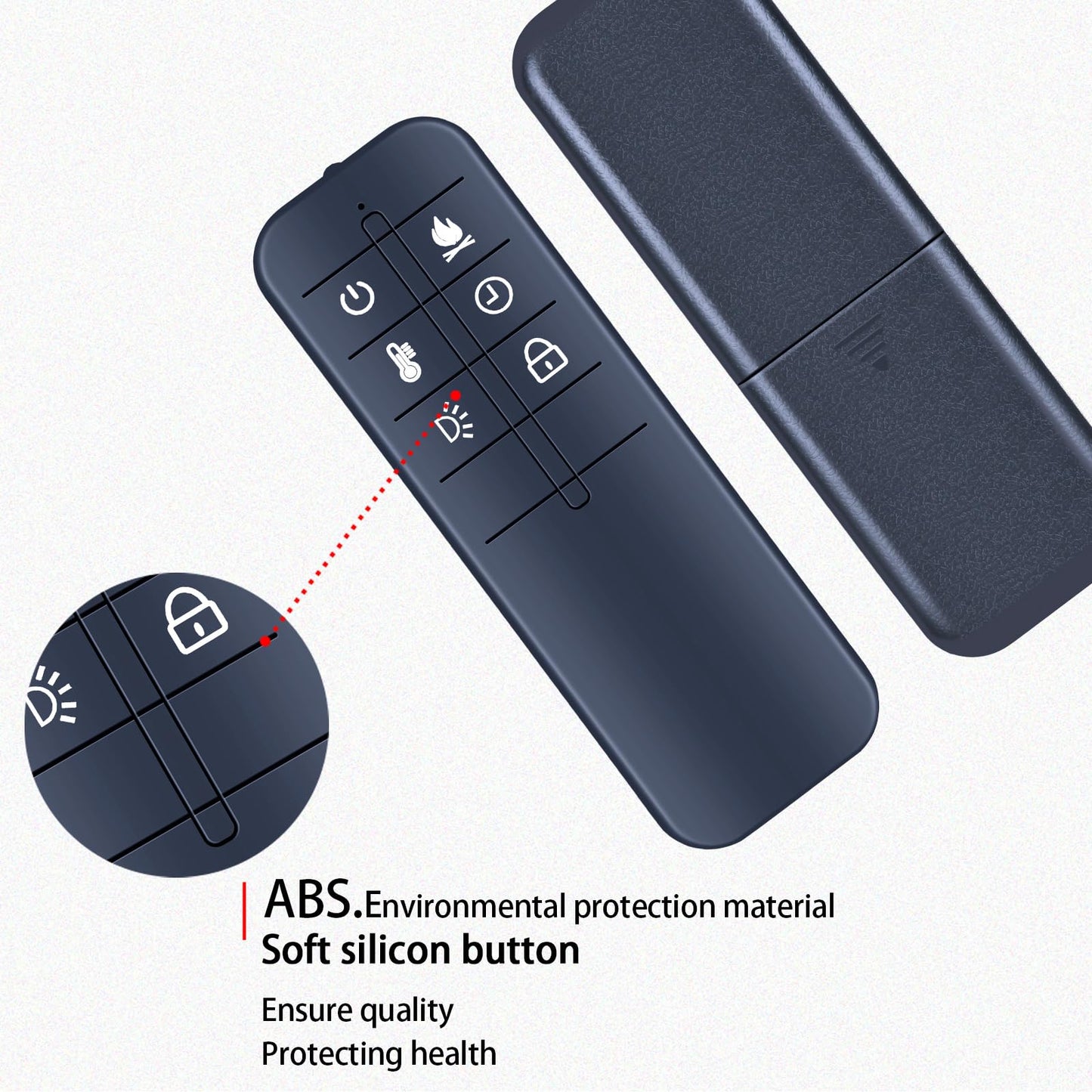 Replacement Remote Control Compatible with Febo Flame Electric Fireplace Heater ZHS-36-A 15IN-36-095 F15-C-029-088