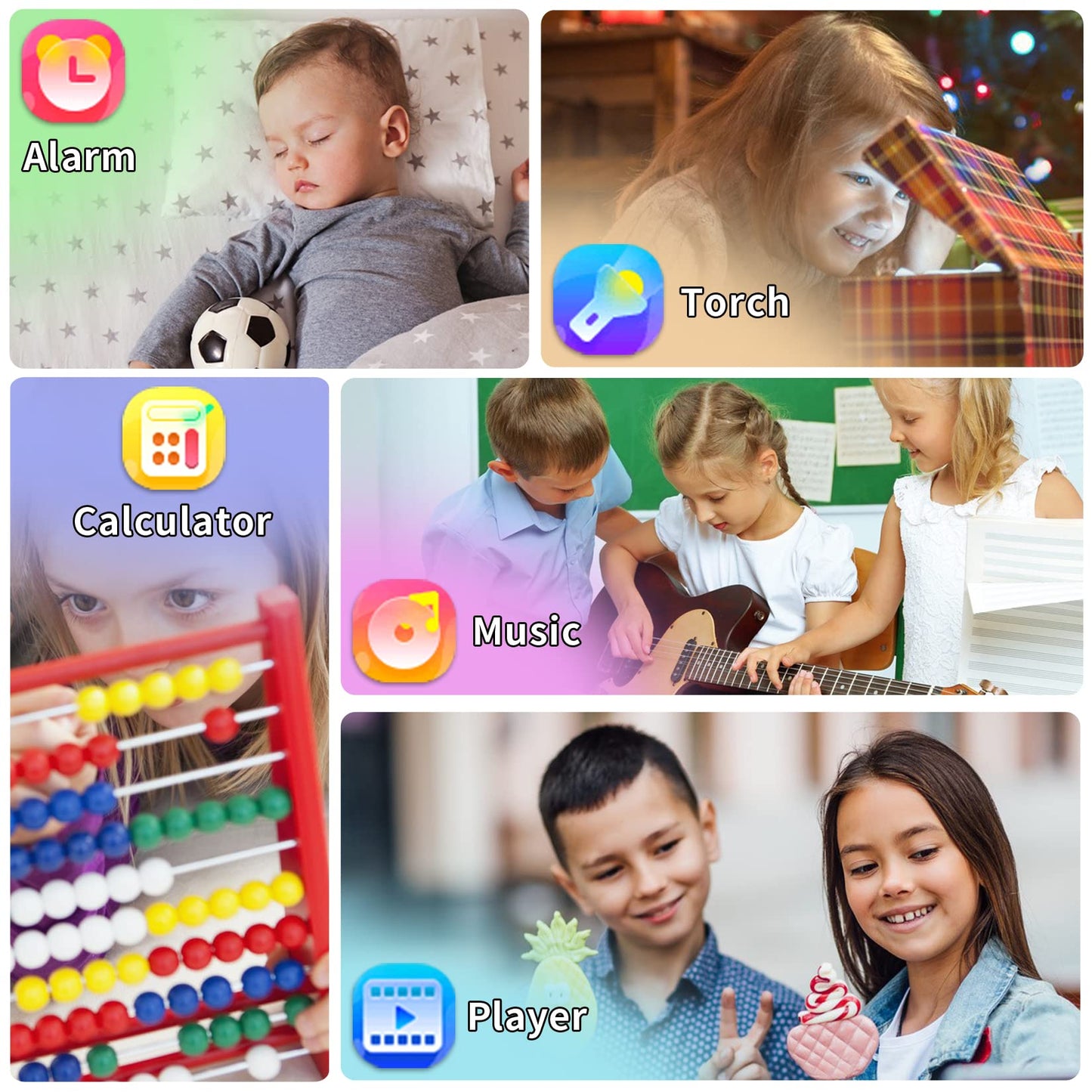 Phyulls Smart Watch for Kids with 24 Games Alarm Clock, Touchscreen, Calendaring Camera Music Player Time Display Video & Audio Recording, Toys for 3-12 Years Old Boys
