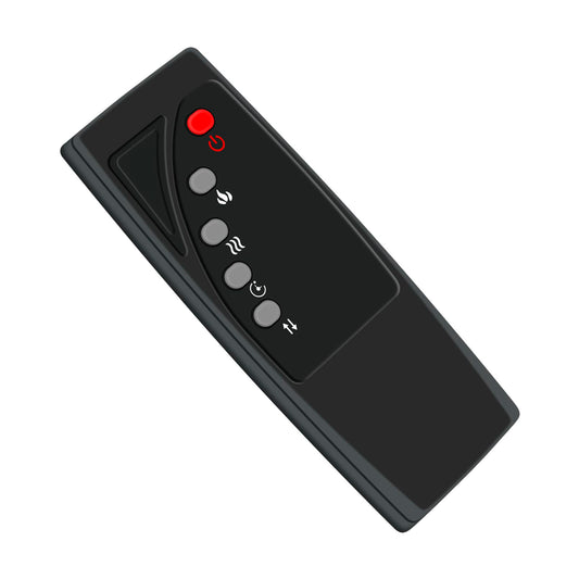 Replace Remote Control Compatible with Innoflame RV23D80L-1 RV26D80L-1 RV30D80S-1 RV48D80L-1 RV36D80F-C1 RV42D80F-C1 RV48D80F-C1 FA42V60L-C5 Wall Mounted Electric Fireplace 1400 Watt 4777 BTU