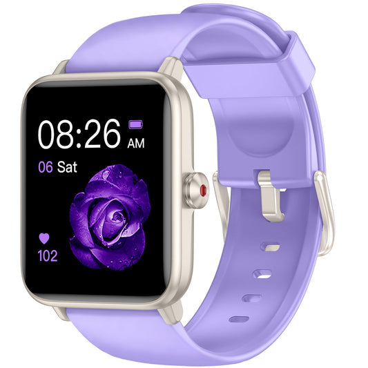 Smart Watch, Fitness Tracker with Heart Rate Monitor, Blood Oxygen, Sleep Tracking, 1.5 Inch Touchscreen Smartwatch for Android iOS Swimming Waterproof Pedometer Step Calories Tracker for Women Men