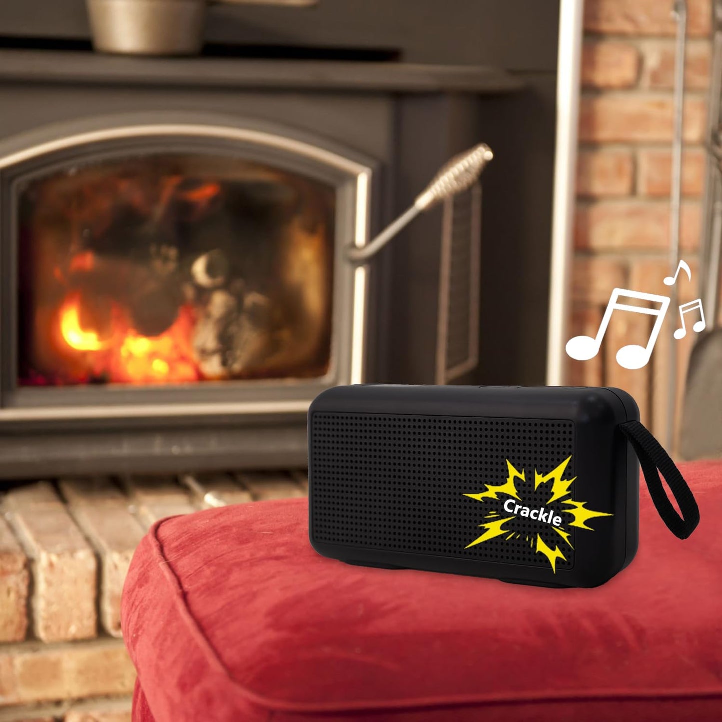 Roamoris 190+Different Music,Electric Fireplaces Crackler Sound Box,Fire Crackling Speaker Machine,Rechargeable Portable Sound Box for,White Noise