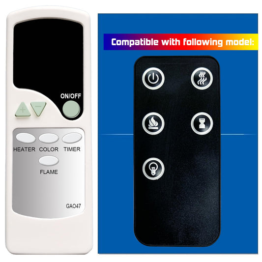 XINJISHIMIN Replacement Remote Control for Northwest Electric Fireplace Heater BEF-36WM BEF-42WM BEF-50WM BEF-54WM BEF-60WM BEF-72WM