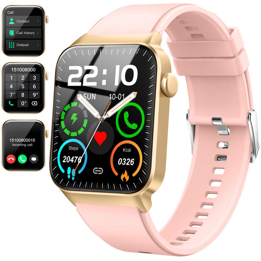 Togala Smart Watch for Men Women, 1.85" Smartwatch (Answer/Make Call), IP68 Waterproof Fitness Tracker, 100+ Sport Modes, Heart Rate Monitor, Sleep Monitor, Pedometer