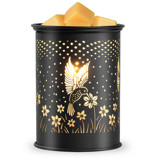 mocosa Wax Melt Warmer,Candle Wax Warmer for Scented Wax,Metal Electric Wax Melter for Home Office Bedroom Gift & Decor and Gifts for Mom Grandma Women(Hummingbird)